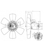 NRF - 47429 - Вентилятор радиатора
