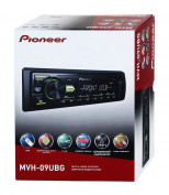 PIONEER MVH09UBG Автомагнитола USB (MP3/ FLAC/ WMA/ WAV, 12 FM/6 MW/6 LW)