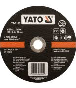 YATO YT6103 Круг отрезной прямой  по металлу и нержавеющей стали  125х1.2 мм  min 5 шт
