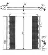 NRF - 35720 - Радиатор кондиционера: Smart Cabrio/City-Coupe/98-04/0.6/0.7/0.8