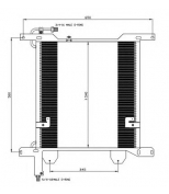 NRF 35837 Радиатор кондиционера