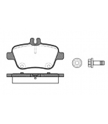 WOKING - P1577300 - К-т колодки mer w169 04-/w176 12-/w246 1.8/2.0/cdi 11-/slk (r172) 200/250/350 11- зад