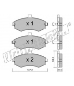 FRITECH - 5200 - Колодки тормозные дисковые передние HYUNDAI ELANTRA 00-