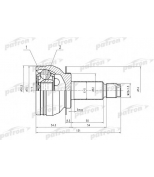 PATRON - PCV4042 - ШРУС наружн к-кт [A:27, B:30] SUBARU: Legacy IV 03-