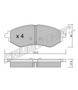 TRUSTING - 5240 - Комплект тормозных колодок, диско