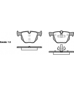 WOKING - P281370 - Колодки bmw e90/e91 2.5/3.0 05- зад