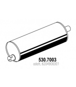 ASSO - 5307003 - Средняя часть глушителя