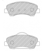 FERODO - FDB4491 - Комплект тормозных колодок дисковый тормоз