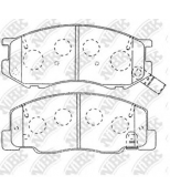 NIBK PN1404 КОЛОДКИ ТОРМОЗНЫЕ ДИСКОВЫЕ