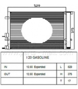 PARTS-MALL - PXNCA103 - Радиатор кондиционера