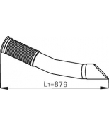 DINEX - 54244 - Приемная труба глушителя