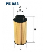 FILTRON - PE983 - Фильтр топливный scania 164 dc16.01/02/03/05 05.2000->