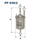FILTRON - PP8362 - Фильтр топливный PP836/2