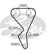 GATES - 5615XS - Ремень зубчатый 5615XS 135 x 25.4 (8597-15615)