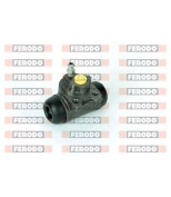 FERODO - FHW322 - Рабочий тормозной цилиндр [19,05 mm] RENAULT Clio/Logan 98 -> (без ABS)