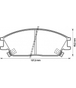 JURID - 572269J - Колодки торм.пер.Toyota Land Cruiser 80 90-98//Hyu