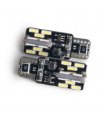 AVS A78451S C025 T10 (W2.1x9.5D)CANBUS 24SMD 4014 блистер 2 шт. (белый)    шт