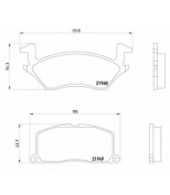 BREMBO - P83022 - 