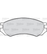 VALEO - 598024 - Комплект тормозных колодок, диско