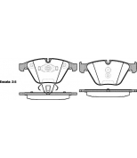 WOKING - P957310 - КОЛОДКИ BMW E90/E91/E92/E93 05- ПЕР