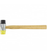 SPARTA 108305 Молоток рихтовочный, бойки 35 мм, комбинированная головка, деревянная ручка. SPARTA