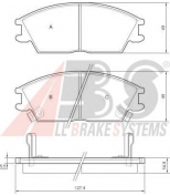 ABS - 36172 - Комплект тормозных колодок, дисковый тормозной механизм