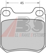 ABS - 366241 - Комплект тормозных колодок, дисковый тормозной мех