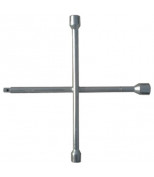 СИБРТЕХ 14258 Ключ-крест баллонный, 17 х 19 х 21 мм, под квадрат 1/2, толщина 14 мм. СИБРТЕХ