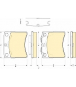 GIRLING - 6107911 - (GDB791) Колодки торм пер VW T4