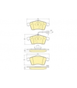 GIRLING - 6113912 - "(GDB1391) Колодки торм пер VW T4 15"" 99->"