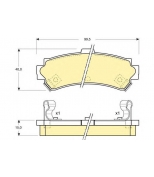 GIRLING - 6131159 - Комплект тормозных колодок, диско