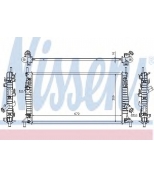 NISSENS 62017A Радиатор двигателя 62017A