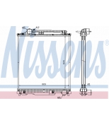 NISSENS - 626470 - Радиатор охлаждения двигателя MERCEDES-BENZ