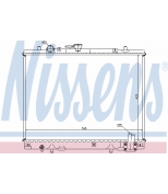 NISSENS 62892 Радиатор двигателя: L200/96- /2.5D