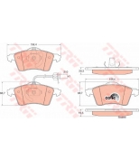TRW - GDB1391 - Колодки тормозные дисковые GDB1391