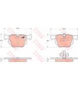 TRW - GDB1560 - Колодки тормозные дисковые GDB1560
