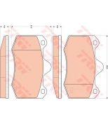 TRW - GDB1852 - Колодки тормозные дисковые GDB1852