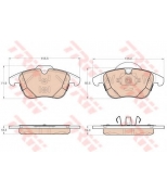 TRW - GDB1960 - Колодки торм.пер. mondeo 07-/s-max