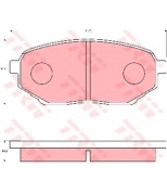 TRW - GDB7108 - Тормозные колодки GDB7108j