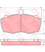 TRW - GDB760 - Тормозные колодки