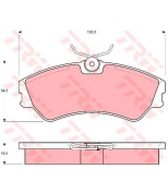TRW - GDB862 - Колодки тормозные дисковые GDB862