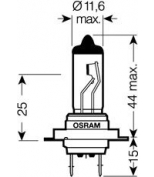 OSRAM 64215TSP Лампа накаливания,  TRUCKSTAR PRO H7  24В 70Вт, 1шт