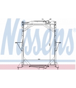 NISSENS - 65466A - Радиатор системы охлаждения 900x697x48мм FM9/12 (с рамкой)/ 65466A -