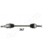 JAPAN PARTS - GI267 - Полуось лев toyota yaris 1.5 16v/1.4d 99  650mm ab