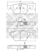 MAPCO - 6811 - Колодки тормозн. дисковые