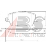 ABS - 37395 - Колодки тормозные передние Nissan Micra K12/Note