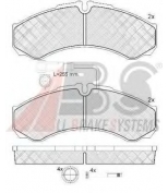 ABS - 37635 - KLOCKI HAMULC. NISSAN CABSTAR 06- TYL