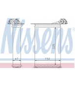 NISSENS - 70503 - Радиатор отопителя BMW E30 1.6-2.5/2.4D 82-94