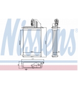 NISSENS - 70509 - Радиатор отопителя