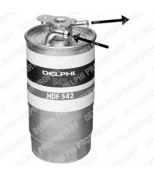 DELPHI - HDF542 - Фильтр топливный (дизель)